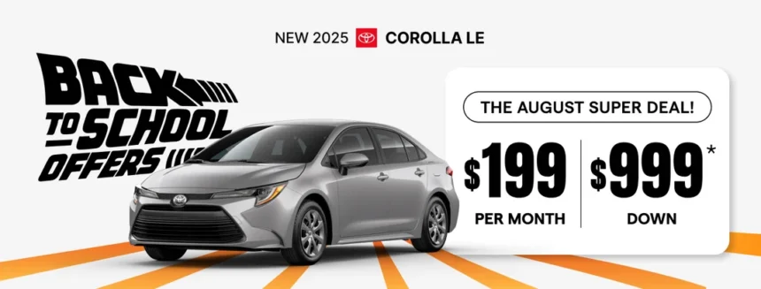 Toyota Lease Deals That Make Driving a New Car Easier